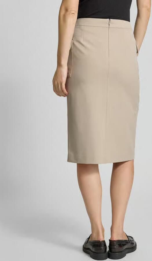 Christian Berg Woman Selection Knie-lange kokerrok met cargozakken