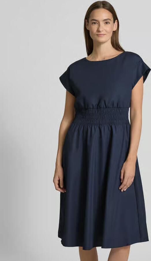 Christian Berg Woman Selection Knie-lange jurk met ronde hals - Foto 3