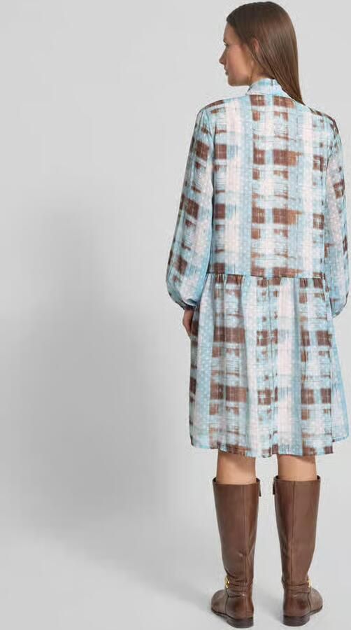 Christian Berg Woman Selection Knielange jurk met strikdetail