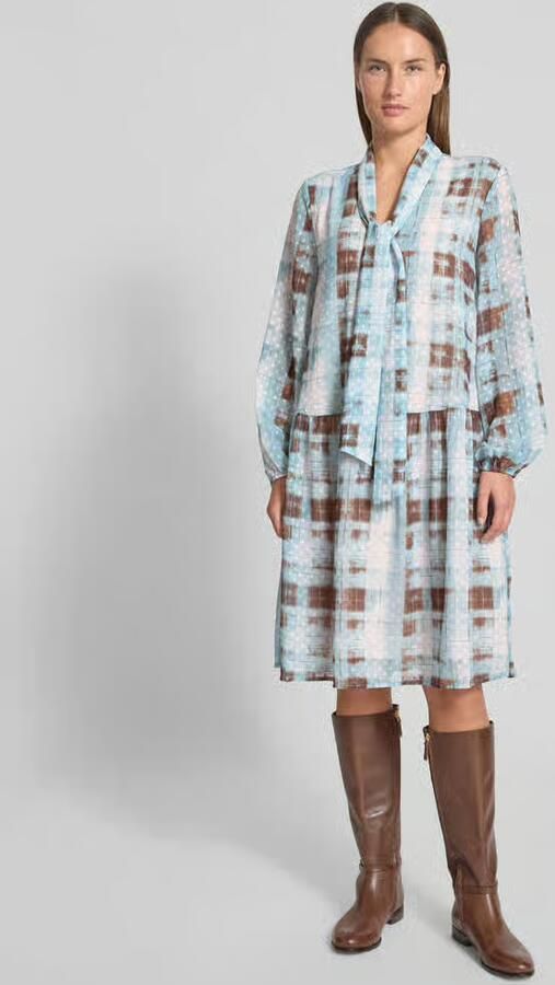 Christian Berg Woman Selection Knielange jurk met strikdetail - Foto 2