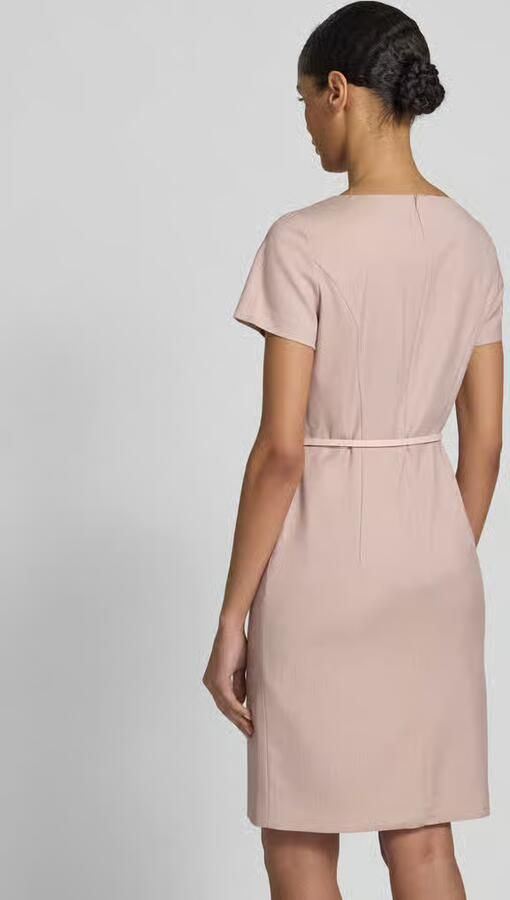 Christian Berg Woman Selection Knielange jurk met tailleriem