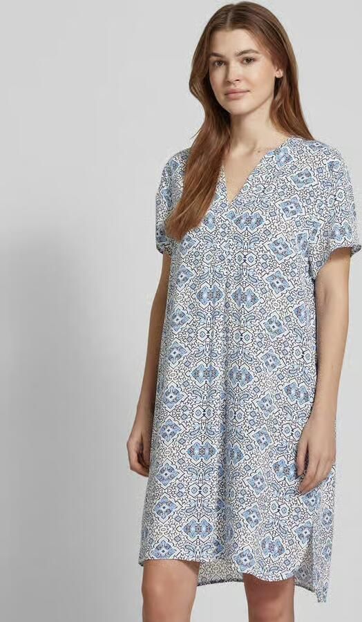 Christian Berg Woman Selection Knielange jurk van viscose met steekzakken - Foto 2