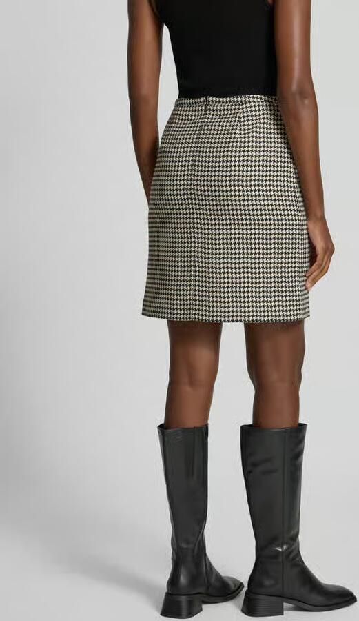 Christian Berg Woman Selection Knielange rok met viscose en paspelzakken
