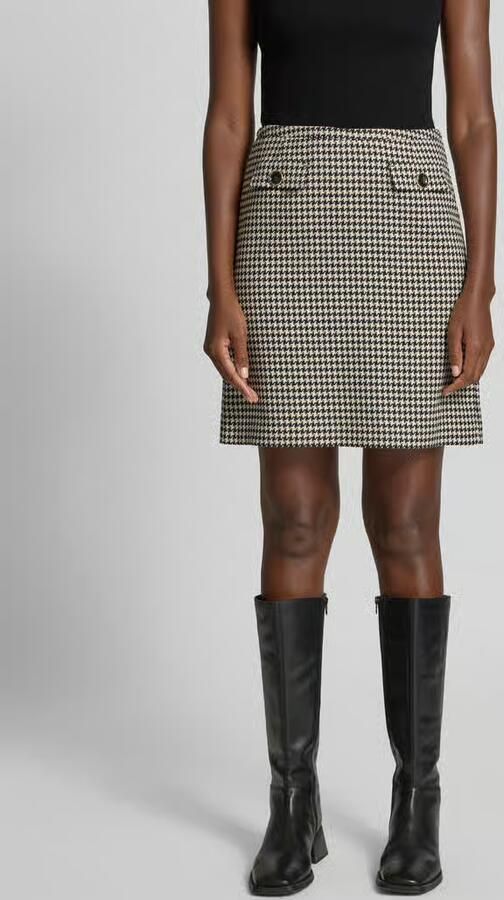 Christian Berg Woman Selection Knielange rok met viscose en paspelzakken - Foto 2