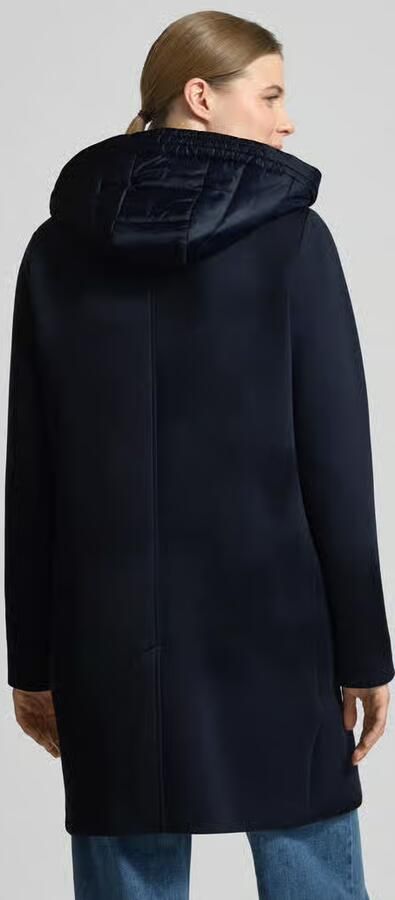 Christian Berg Woman Selection Lange jas met Capuchon en klepzakken