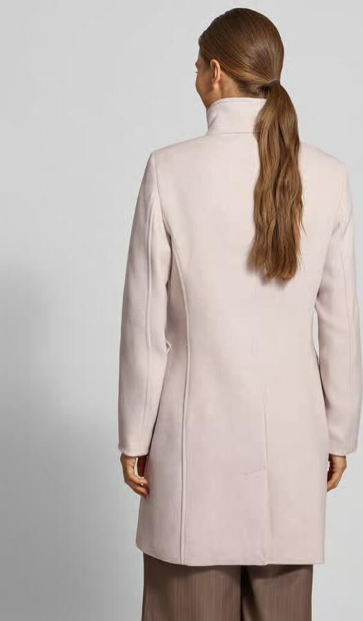 Christian Berg Woman Selection Lange jas met imitatiebont en klepzakken - Foto 3