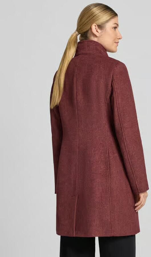 Christian Berg Woman Selection Lange jas met imitatiebont en klepzakken - Foto 3