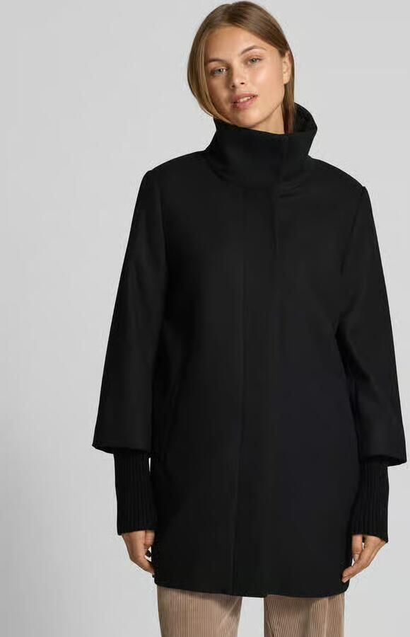 Christian Berg Woman Selection Loose fit lange jas met wol