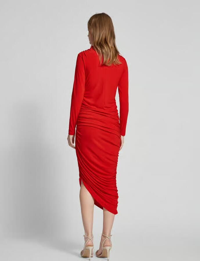 Christian Berg Woman Selection Maxi-jurk met plooien - Foto 2