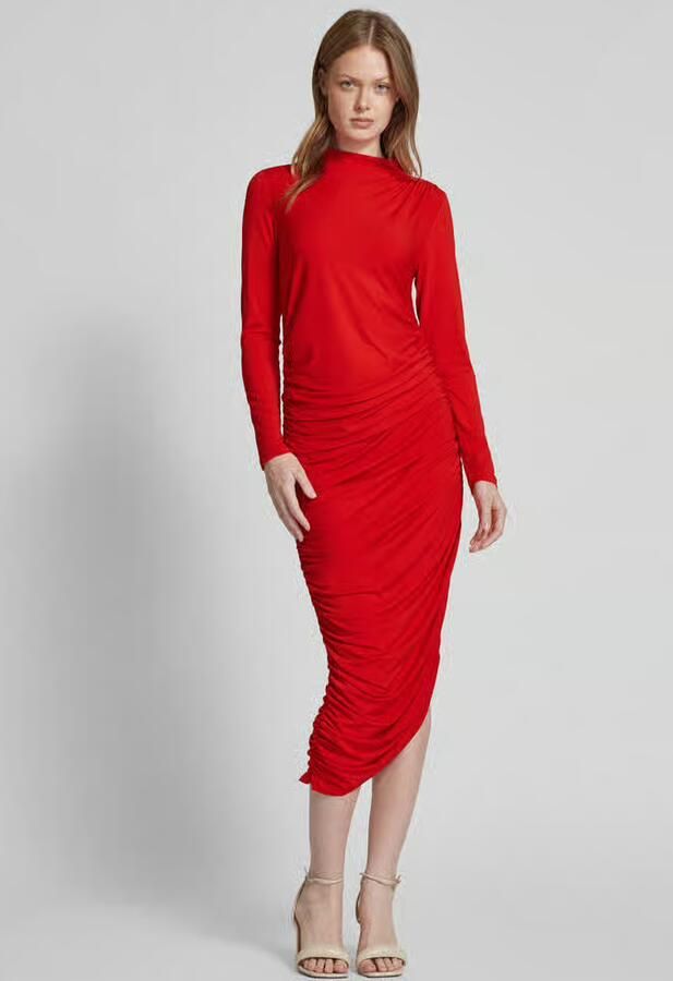 Christian Berg Woman Selection Maxi-jurk met plooien - Foto 3
