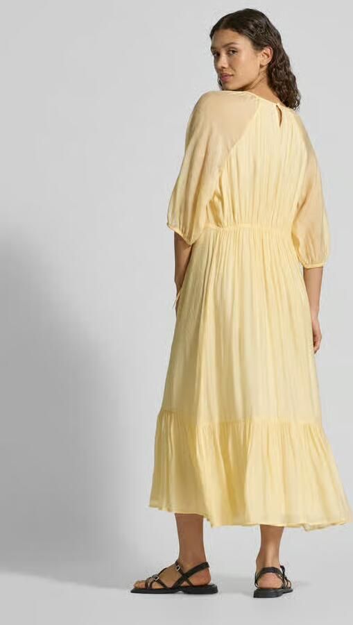 Christian Berg Woman Selection Midi-jurk in laagjeslook - Foto 3