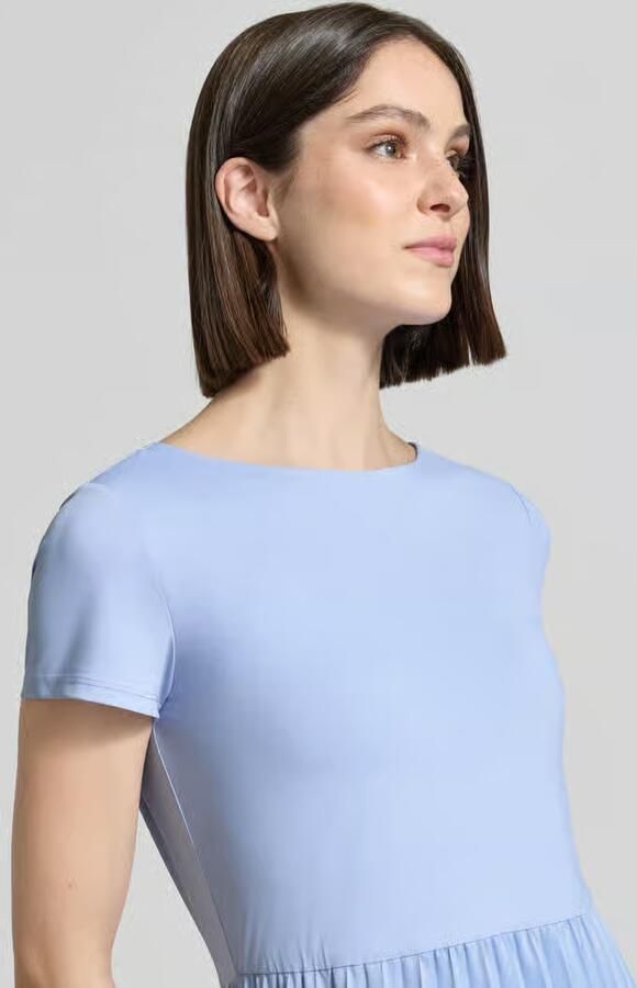 Christian Berg Woman Selection midi-jurk in met plissés