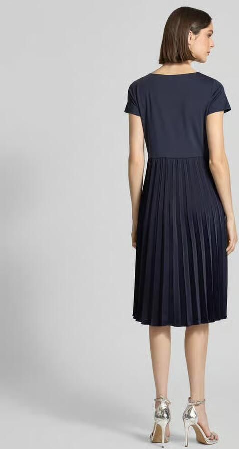 Christian Berg Woman Selection midi-jurk in met plissés - Foto 3