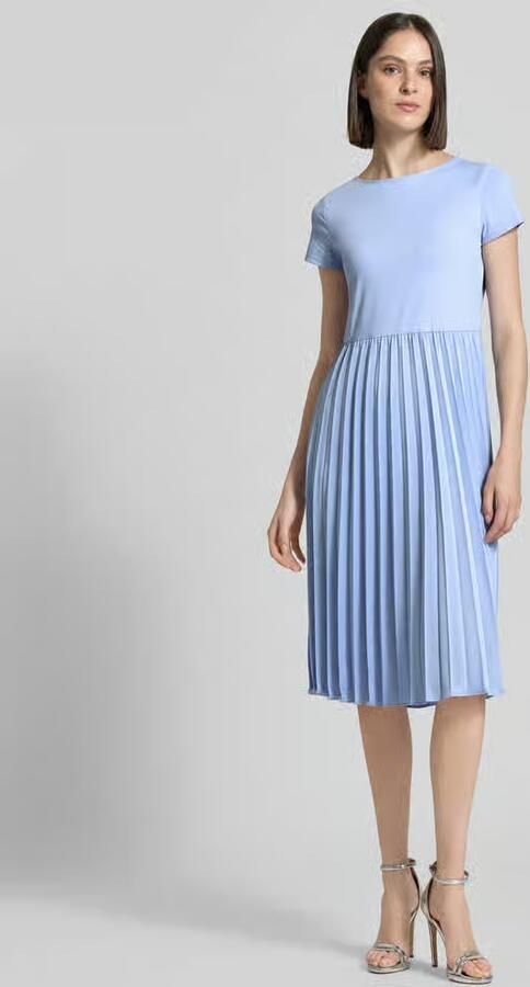 Christian Berg Woman Selection midi-jurk in met plissés - Foto 3