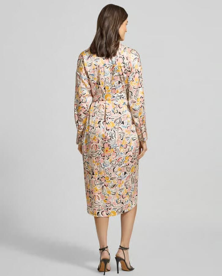 Christian Berg Woman Selection Midi-jurk met all-over motief - Foto 3