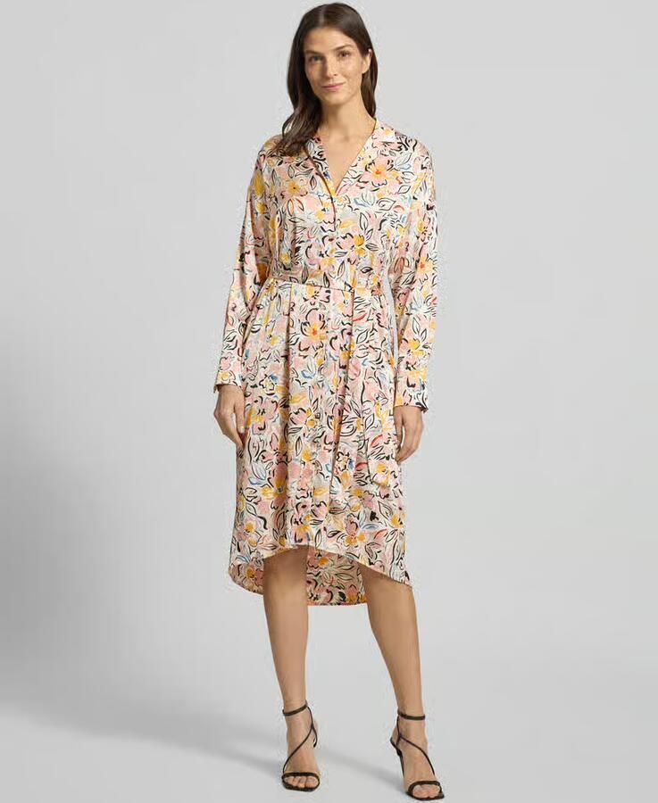 Christian Berg Woman Selection Midi-jurk met all-over motief - Foto 2