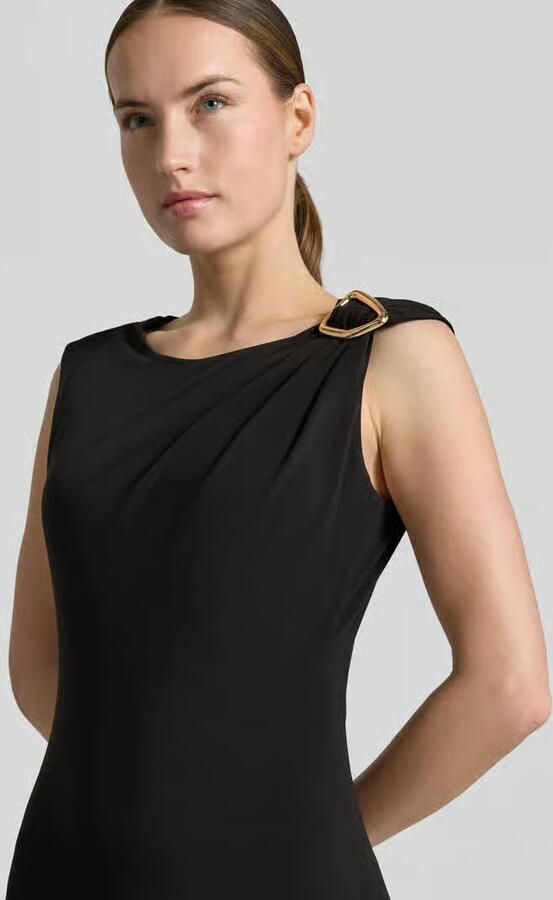 Christian Berg Woman Selection midi-jurk met schouder-applicatie