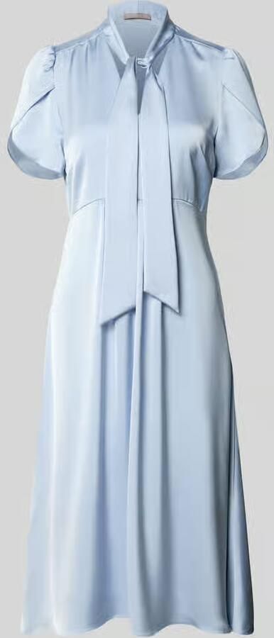 Christian Berg Woman Selection Midi-jurk met V-hals en Strik - Foto 2
