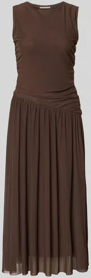 Christian Berg Woman Selection midi-jurk van mesh in asymmetrische look - Foto 2
