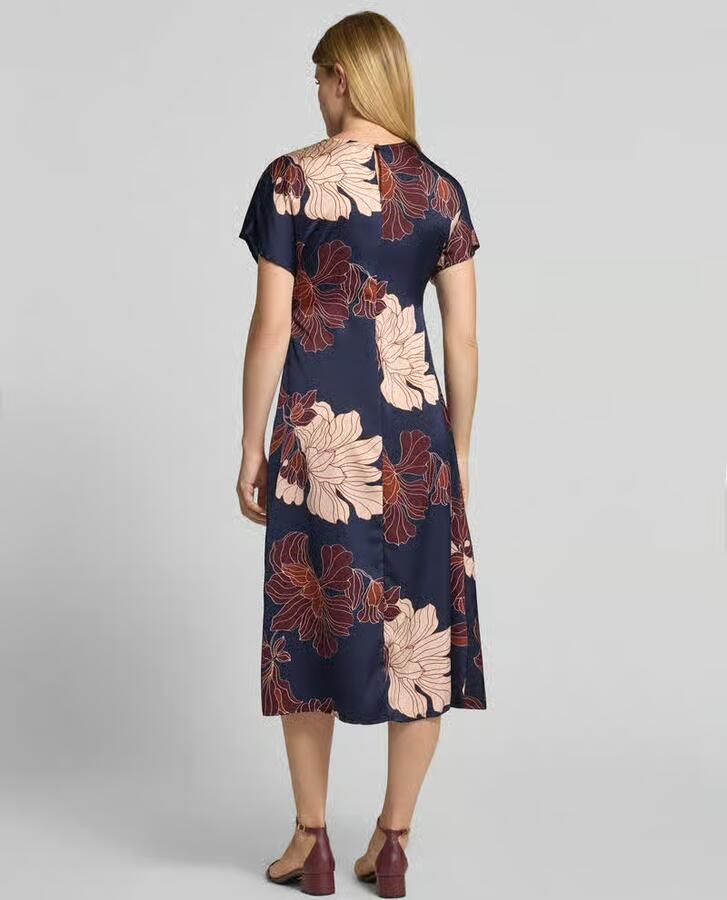Christian Berg Woman Selection Midi-jurk van satijn