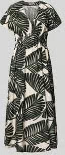 Christian Berg Woman Selection midi-jurk van viscosemix met florale all-over print