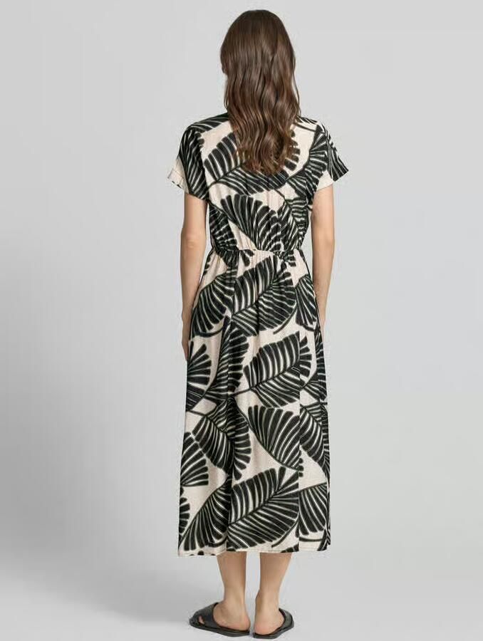 Christian Berg Woman Selection midi-jurk van viscosemix met florale all-over print - Foto 3