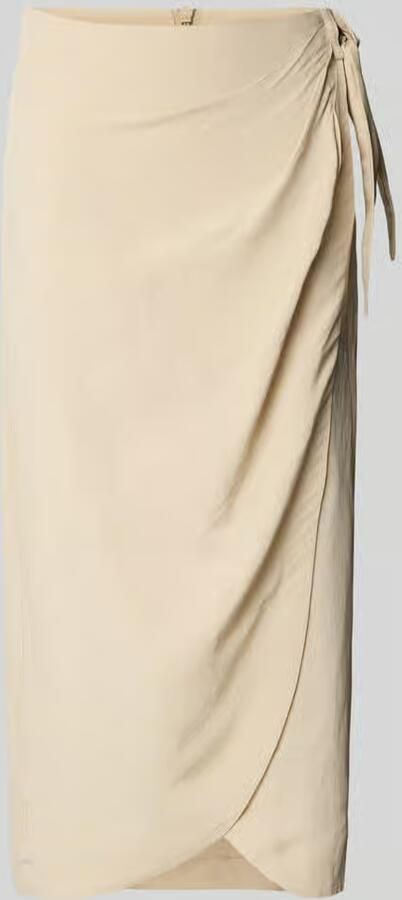 Christian Berg Woman Selection Midi-rok van mix van viscose en linnen - Foto 2