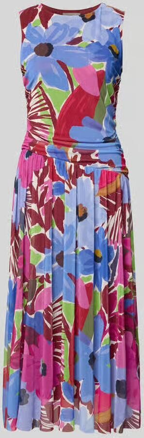 Christian Berg Woman Selection Midijurk van mesh met bloemenprint - Foto 2