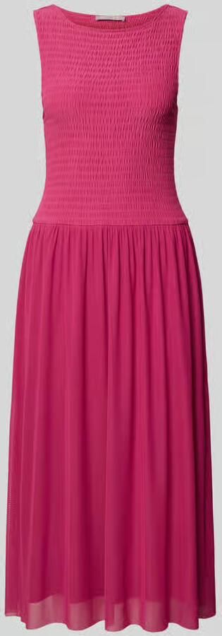 Christian Berg Woman Selection Midijurk van mesh met smokdetails - Foto 2