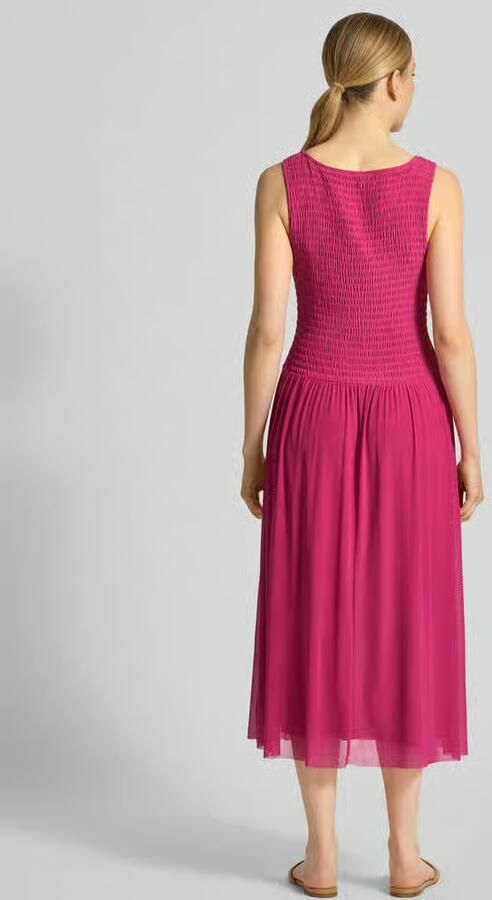Christian Berg Woman Selection Midijurk van mesh met smokdetails - Foto 3