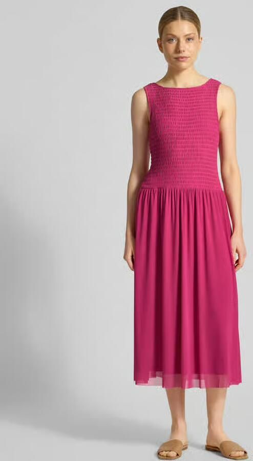 Christian Berg Woman Selection Midijurk van mesh met smokdetails - Foto 2