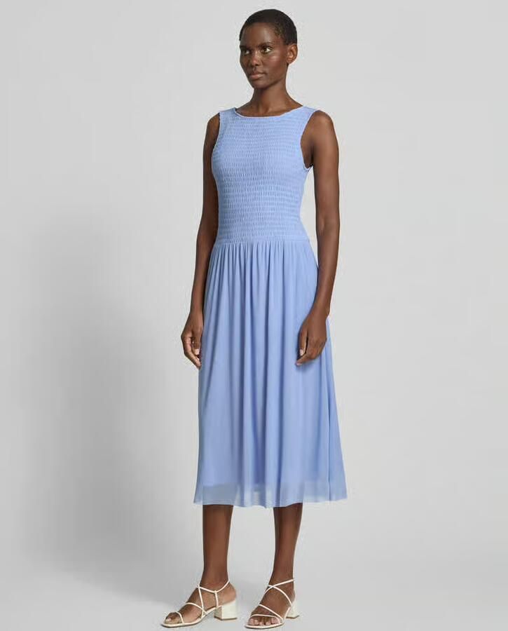 Christian Berg Woman Selection Midijurk van mesh met smokdetails - Foto 2