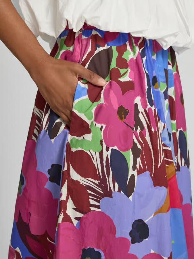 Christian Berg Woman Selection Midirok in all-over look met elastische band