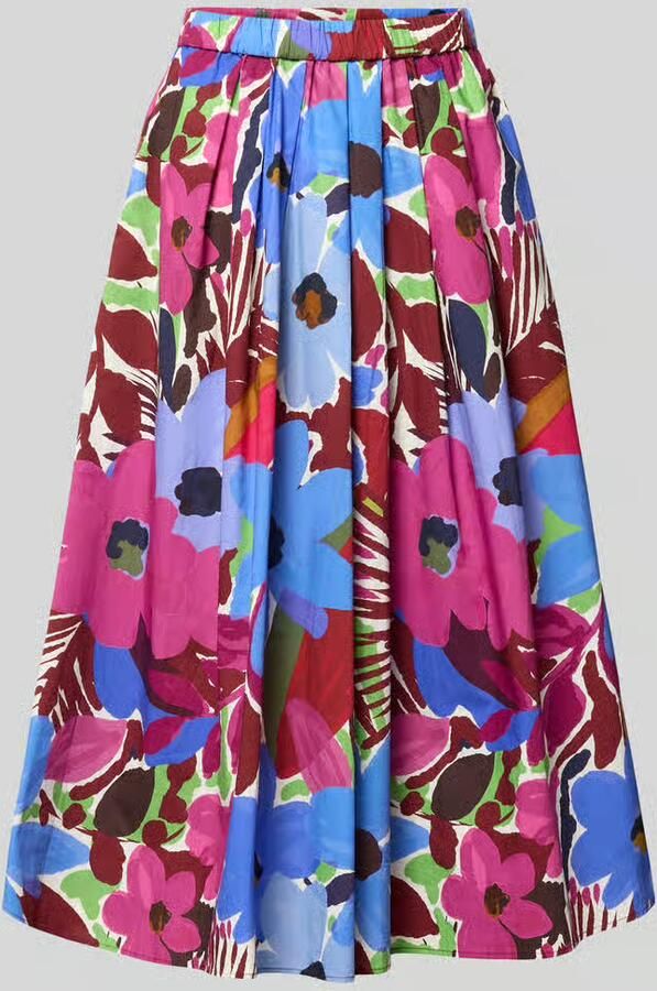 Christian Berg Woman Selection Midirok in all-over look met elastische band - Foto 2