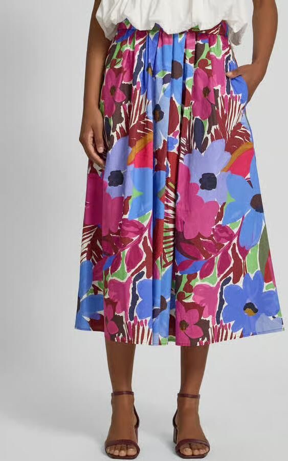Christian Berg Woman Selection Midirok in all-over look met elastische band - Foto 4