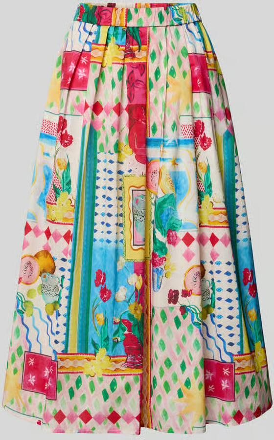 Christian Berg Woman Selection Midirok met elastische band - Foto 3