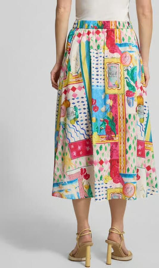 Christian Berg Woman Selection Midirok met elastische band - Foto 4