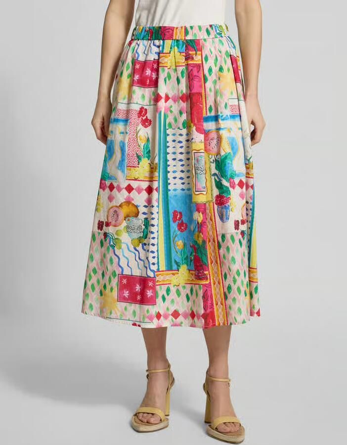 Christian Berg Woman Selection Midirok met elastische band - Foto 2