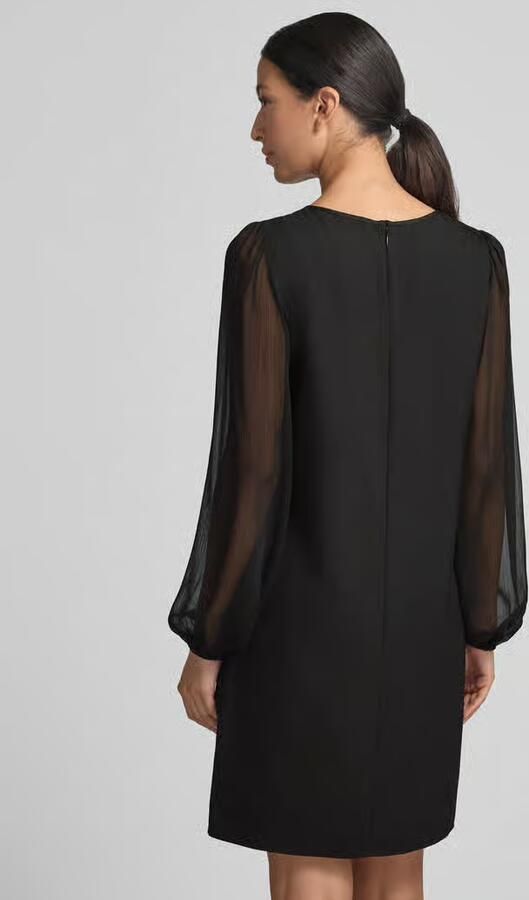 Christian Berg Woman Selection Mini-jurk met semitransparante mouwen - Foto 3