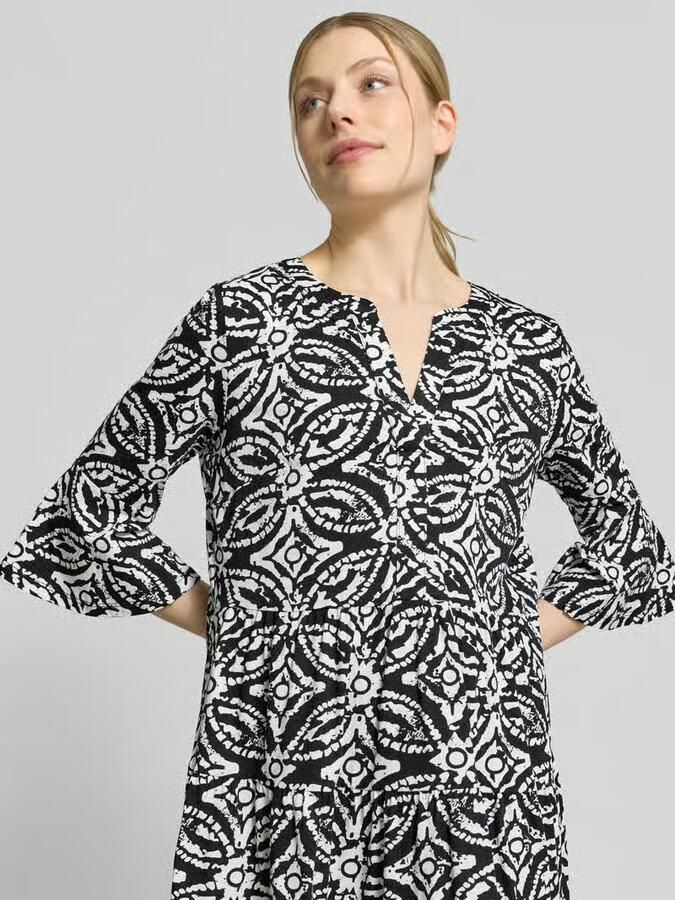 Christian Berg Woman Selection mini-jurk met tuniekhals