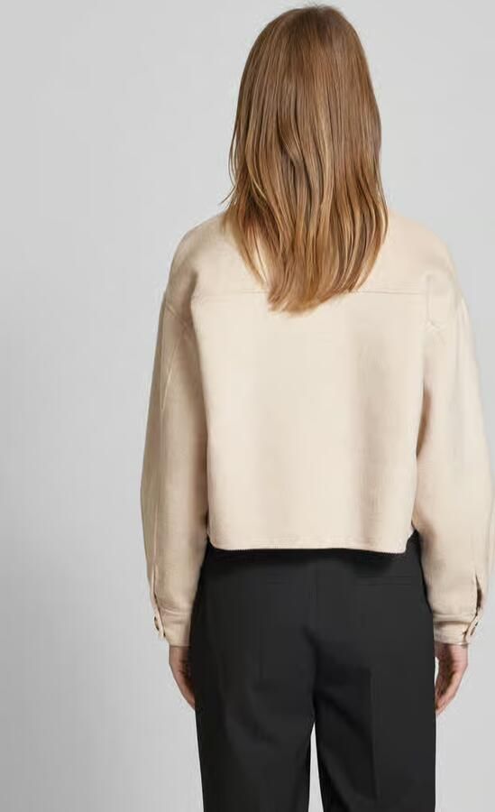 Christian Berg Woman Selection Overhemdjack met wol en labeldetail - Foto 2