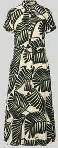 Christian Berg Woman Selection Overhemdjurk van viscose met strikceintuur