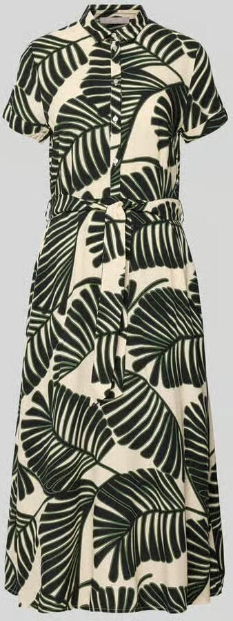 Christian Berg Woman Selection Overhemdjurk van viscose met strikceintuur - Foto 2