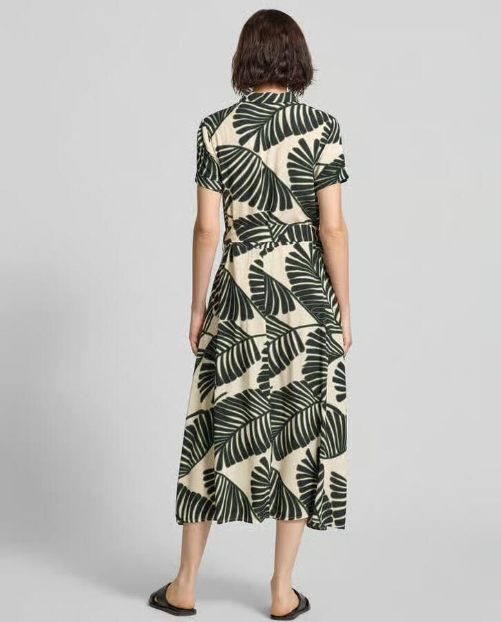 Christian Berg Woman Selection Overhemdjurk van viscose met strikceintuur - Foto 2