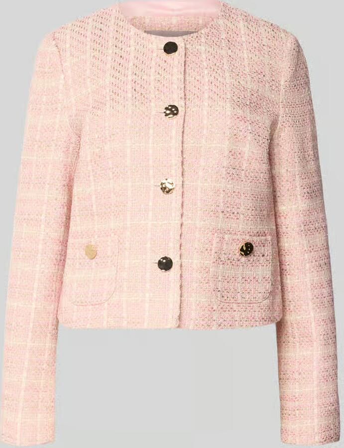 Christian Berg Woman Selection Regular fit blazer in bouclé-look