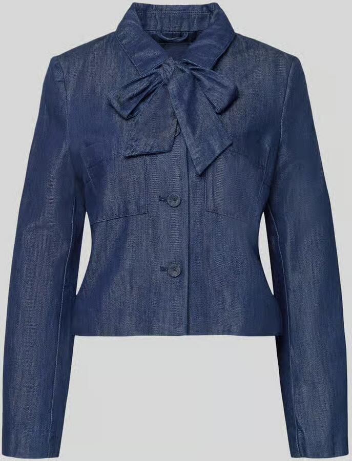 Christian Berg Woman Selection Regular fit blazer in denimlook met lyocell