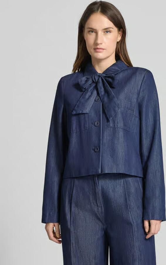 Christian Berg Woman Selection Regular fit blazer in denimlook met lyocell-aandeel - Foto 3