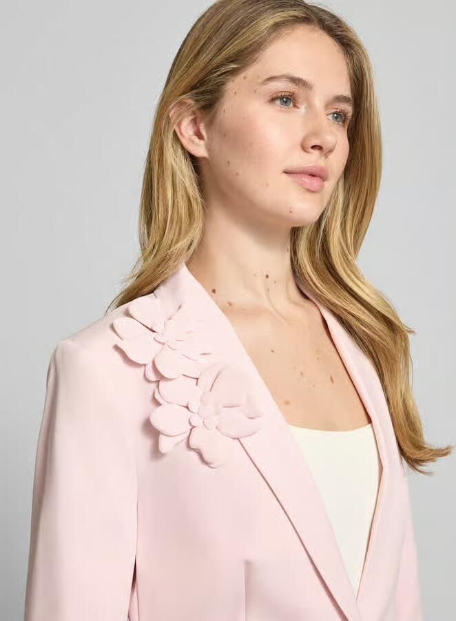 Christian Berg Woman Selection Regular fit blazer met bloemenapplicaties - Foto 2