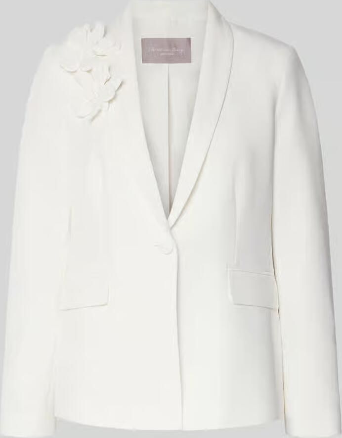Christian Berg Woman Selection Regular fit blazer met bloemenapplicaties