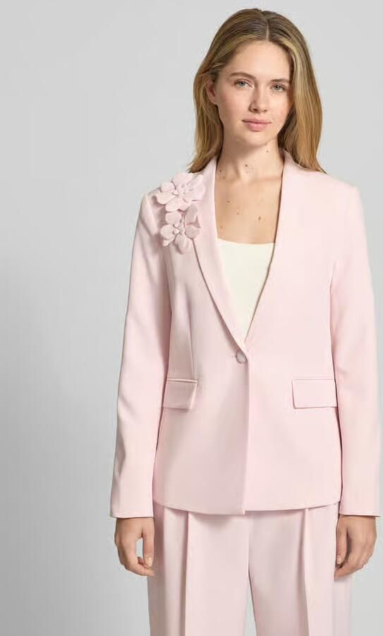Christian Berg Woman Selection Regular Fit blazer met florale applicaties - Foto 2